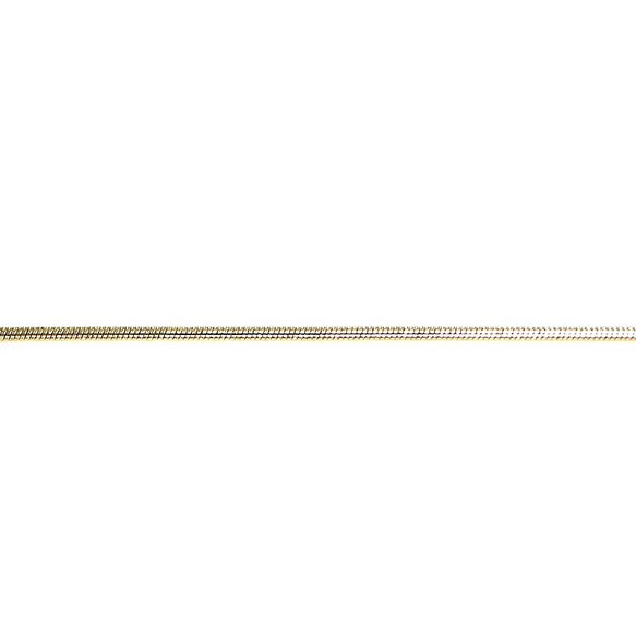 新作【1m 1meter】約1mm蛇紋鍍金黃銅鏈NF/UCG56 第2張的照片