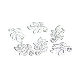 再次上架 [4 件] Petit Olive Leaf 小橄欖葉 Mad Silver Charm, Parts 第4張的照片