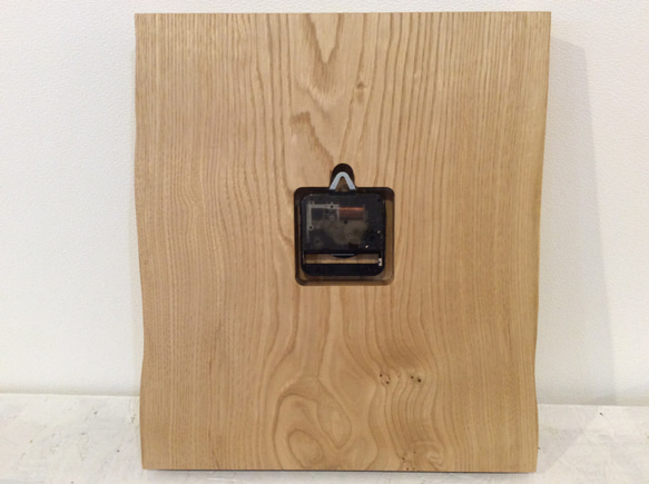 無垢の木の掛け時計 C16-C2-ｸﾘ 4枚目の画像