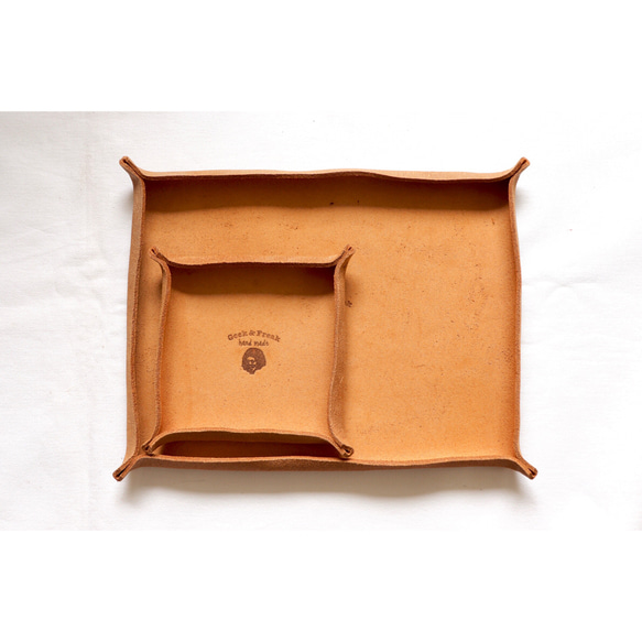 tokogawa leather tray L 5枚目の画像