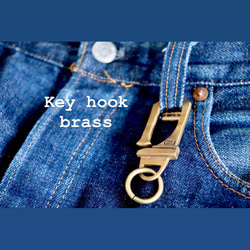 Key hook マット仕上げ Geek&Freak brass 受注生産 1枚目の画像