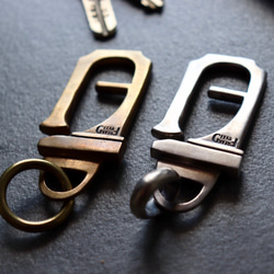 Key hook マット仕上げ Geek&Freak brass 受注生産 3枚目の画像