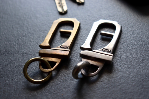 Key hook マット仕上げ Geek&Freak brass 受注生産 3枚目の画像