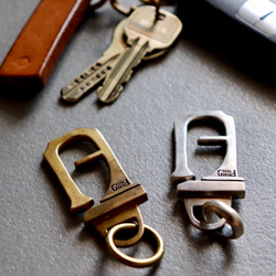 Key hook マット仕上げ Geek&Freak brass 受注生産 4枚目の画像