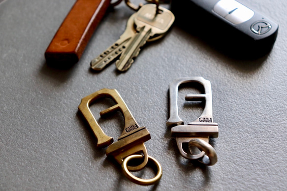 Key hook マット仕上げ Geek&Freak brass 受注生産 4枚目の画像