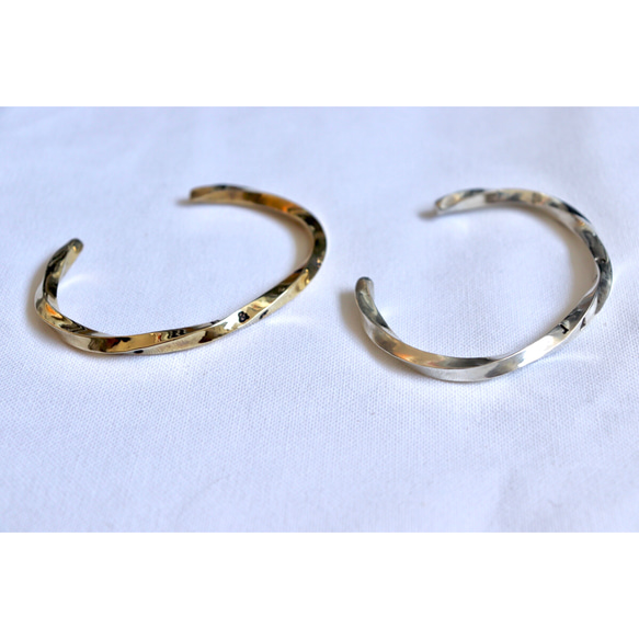 slim twist bangle silver925 4枚目の画像