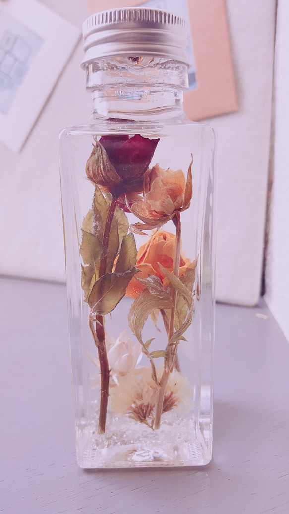 Flower candle＊フラワーキャンドル薔薇 2枚目の画像