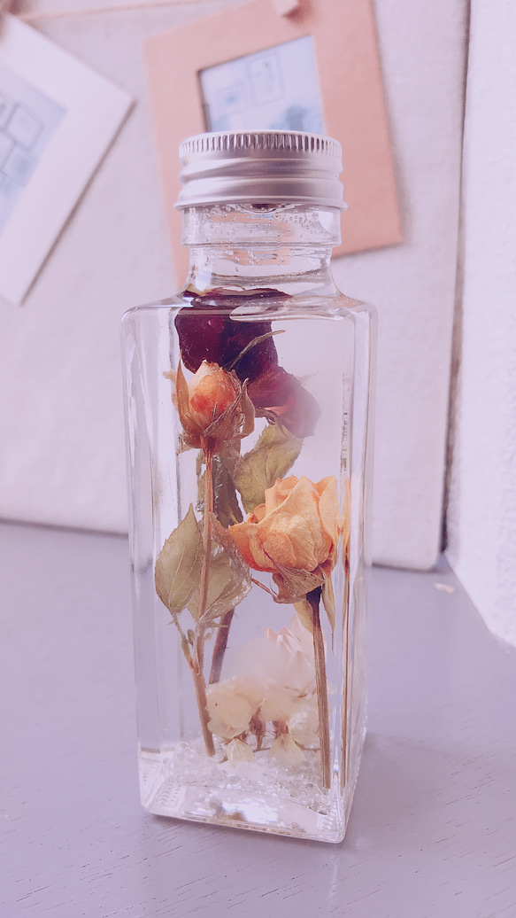 Flower candle＊フラワーキャンドル薔薇 3枚目の画像