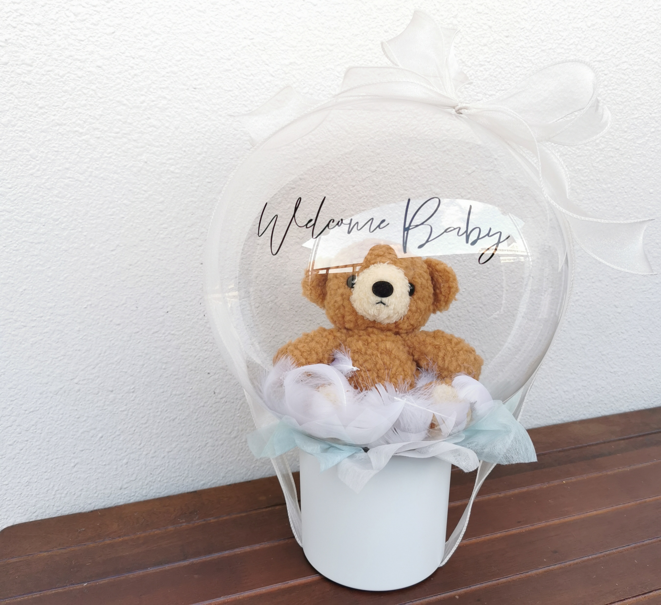 ぬいぐるみバルーン♡くまのフカフカ