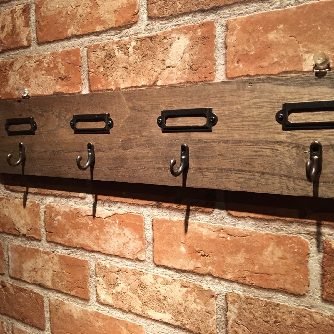 アンティークウォールフック 壁掛けラック・ウォールシェルフ