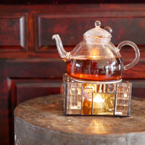 ティーウォーマー　ガラスポット アンティーク ヴィンテージ　送料込み ティーウォーマー ガラスポット アンティーク ヴィンテージ 送料