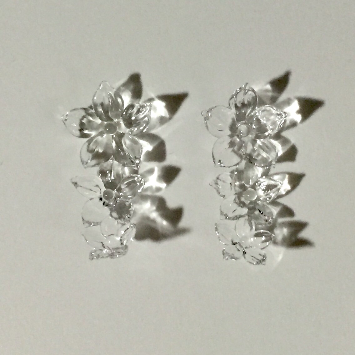 ☆再販☆朝露花イヤリング/ピアス