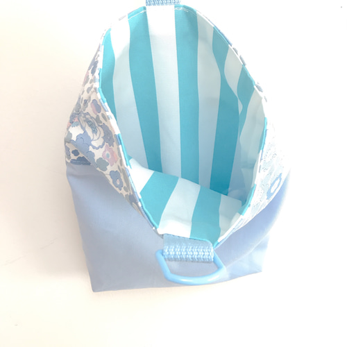 入園入学レッスンバッグ&シューズケース《リバティ・ベッツィ（水色