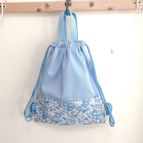 【お値下げ】リバティ　入学３点セット　ベッツィ　花柄　ダウンシャーヒル Betsy（ベッツィ）オリジナルカラー 国産リバティ生地