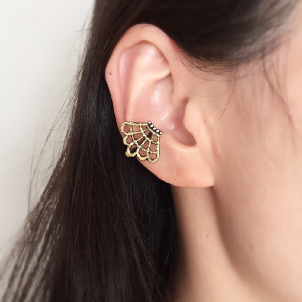 エール ミニイヤーカフ・真鍮