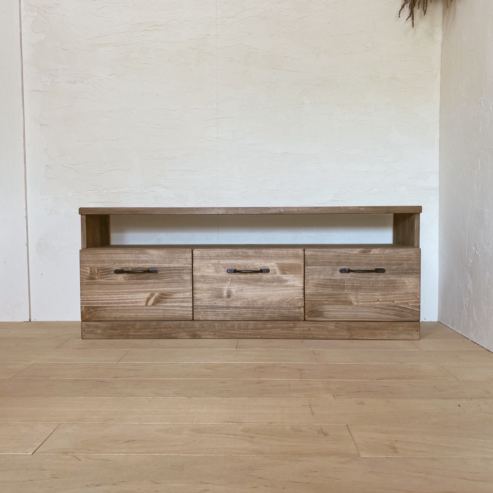 na259. W１２０ 配線収納付き　テレビボード　テレビ台　ローボード　モダン　レトロ　ヴィンテージ　アンティーク