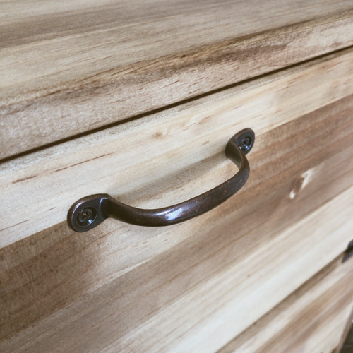 na233. 2WAY 3段キャビネット ナチュラル 扉 収納 キャビネット 木製