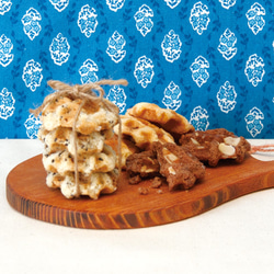 ワッフル屋の手づくりクッキー（アーモンドココア）2袋セット 2枚目の画像