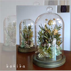 glassdome dryflowers (set of 2) 2枚目の画像