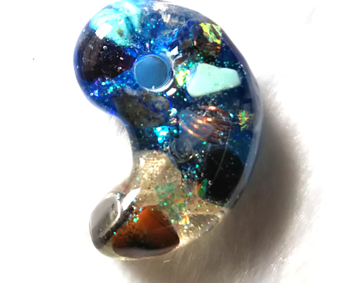 大巡礼、悪を見抜き身を守る護身白蛇勾玉ネックレスオルゴナイト Nisshell 白蝶貝勾玉ペンダント特大 | シェリッシュ