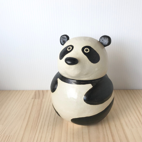 パンダ 立体ふたもの ＜一点物＞ その他キッチン小物 8×8=64 通販