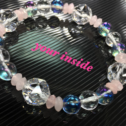 幸福に導く七色の虹/アイリスクォーツ・10ミリ/パワーストーンブレスレット 幸福に導く七色の虹/パワーストーンブレスレット・天然石