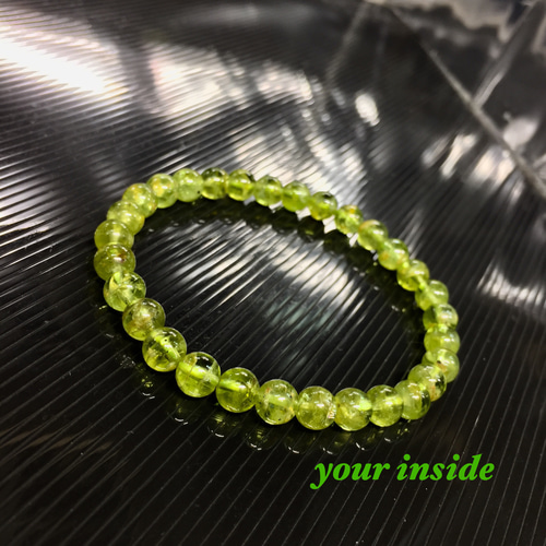 ペリドットパワーストーンブレスレット ブレスレット your inside ユア 