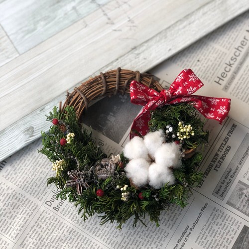 ⌘ クリスマスリース ⌘ 森のクリスマスリース 森のリース クリスマス リース 楪〜yuzuriha〜 通販 10811798｜Creema