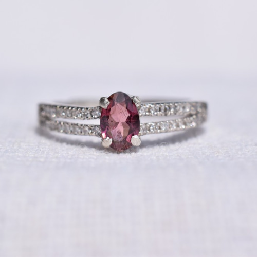 ピンクトルマリンのリング 指輪・リング KanKan彫金工房 通販 12105344