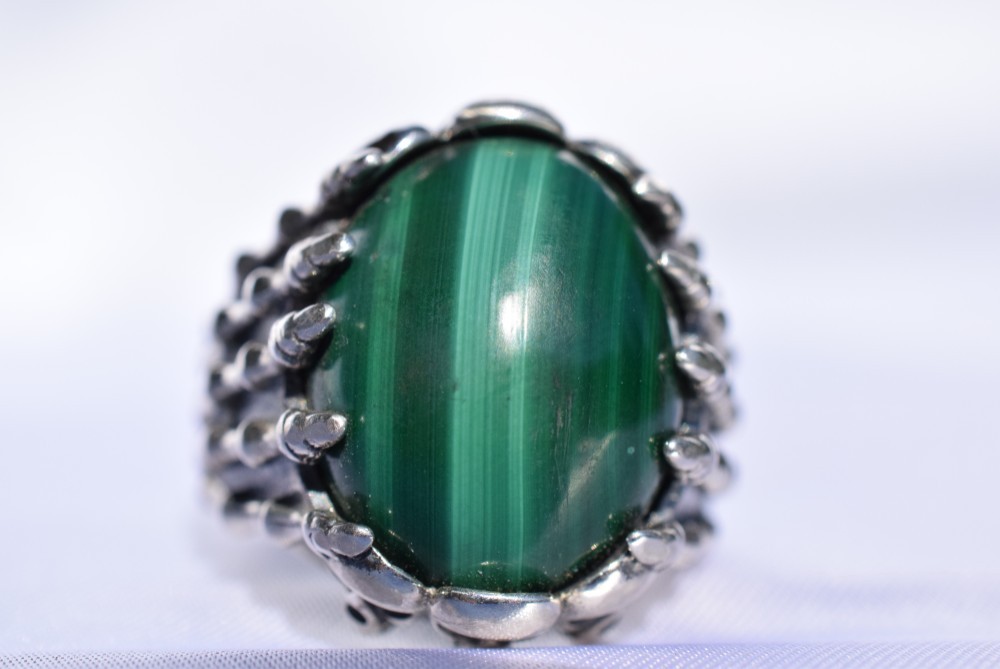 マラカイトのスカルリング