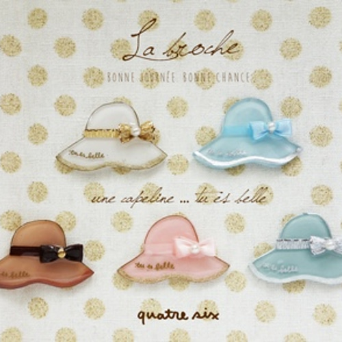 Miss quatreのエレガントな帽子ブローチ ブローチ quatresix 通販