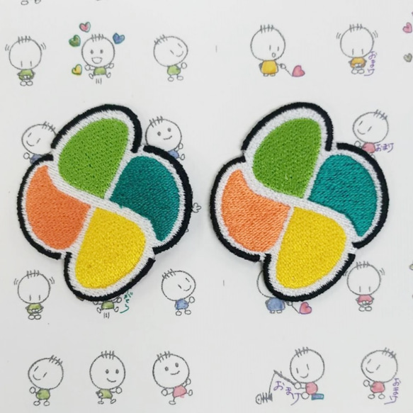 高齢運転者標識（高齢者マーク） 刺繍ワッペン アイロンプリント