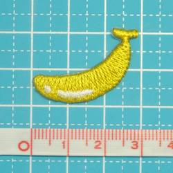 バナナのワッペン刺繍　ver2 2枚目の画像