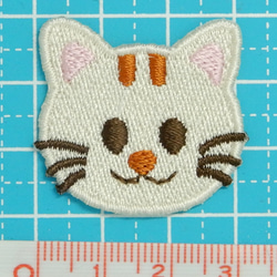 ねこのワッペン刺繍　［動物シリーズ］　 3枚目の画像