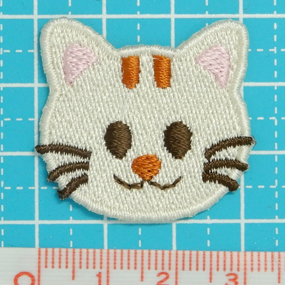 ねこのワッペン刺繍　［動物シリーズ］　 3枚目の画像