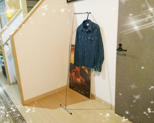 ハンガーラック スリム ミニマリスト 楽天市場】太パイプ スリム ハンガーラック パイプハンガー 幅