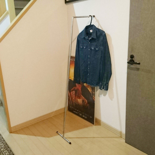 シンプル スタイリッシュ アルミ ハンガーラック hanger rack