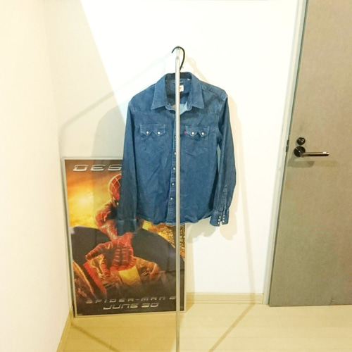 シンプル スタイリッシュ アルミ ハンガーラック hanger rack ミニマ