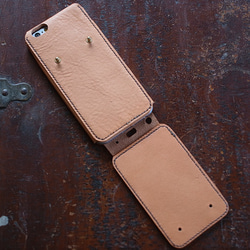 MINUIT iPhone6/6S/7/8専用case natural(蓋＆ストラップ無し)【受注生産品】 3枚目の画像