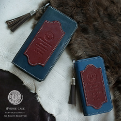 MINUIT iPhone5/5S/SEcase(蓋あり) Blue【受注生産品】 1枚目の画像