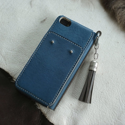 MINUIT iPhone5/5S/SEcase(蓋あり) Blue【受注生産品】 3枚目の画像