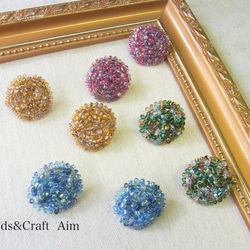 トライアングルビーズ　赤　(6g) 5枚目の画像