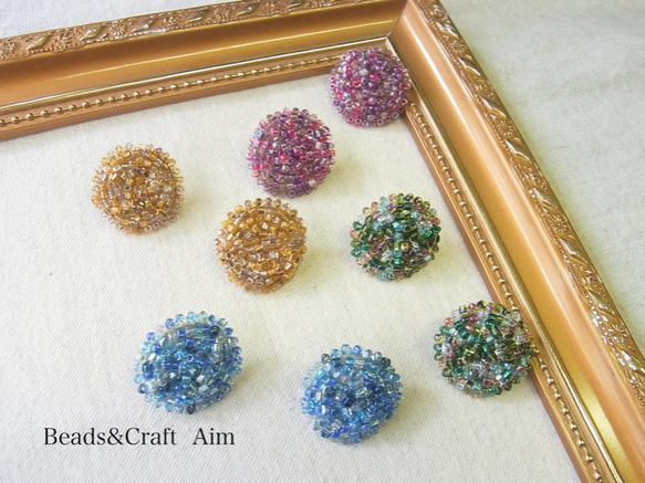 トライアングルビーズ　赤　(6g) 5枚目の画像