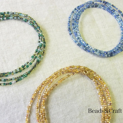 トライアングルビーズ　赤　(6g) 6枚目の画像