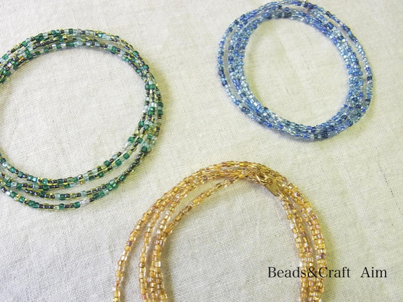 トライアングルビーズ　赤　(6g) 6枚目の画像