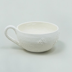 手製陶瓷雪月杯 第3張的照片