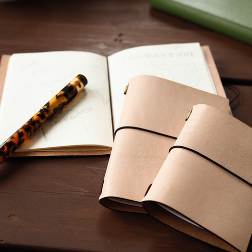 姫路レザー 本革メモカバー [JIS規格 A6ノートサイズ] 手帳カバー your