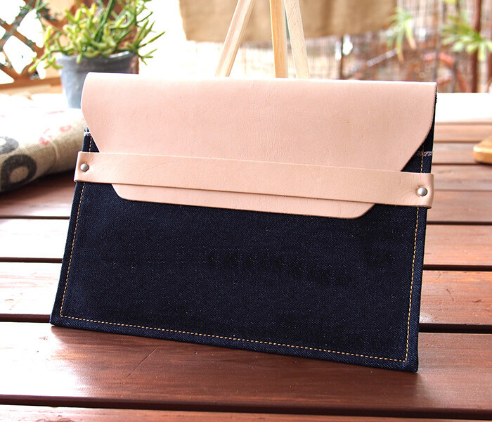 倉敷児島デニム iPadスリーブ Apple iPad Pro 10.5inch、iPad Air/Air2、旧ipad