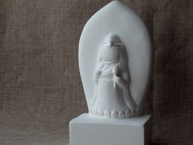 観音様の飾りもの額入