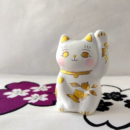 15個7種■*現品限り♡招き猫/縁結、良縁招来* 招き猫 Lサイズ｜純金製ガラスケース - HIKARI GALLERY｜高級